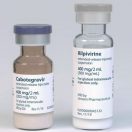 These illustrations, provided by drugmaker ViiV Healthcare on Thursday, Dec. 10, 2020, shows a rendering of the packaging and vials containing its new HIV treatment, Cabenuva, approved by the U.S. Food and Drug Administration on Thursday, Jan. 21, 2021. U.S. regulators have approved the first long-acting combo drug for HIV, monthly shots that can replace the daily pills that have been used for decades to control infection with the AIDS virus. Thursdayâ€™s approval of Cabenuva is expected to make it easier for people to stay on track with their HIV medicines and to do so with more privacy(ViiV Healthcare via AP)